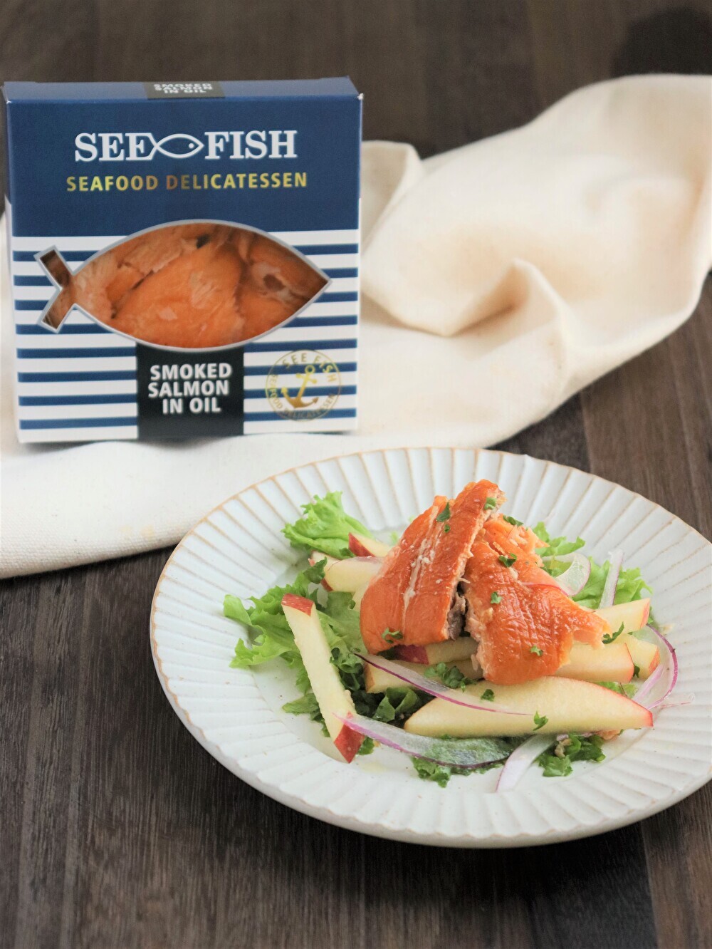 SEEFISHスモークサーモンインオイルのご紹介！