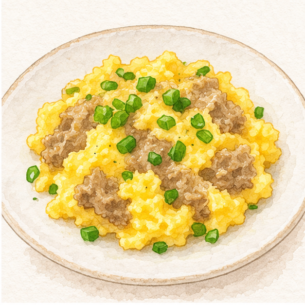 パテ入りスクランブルエッグ