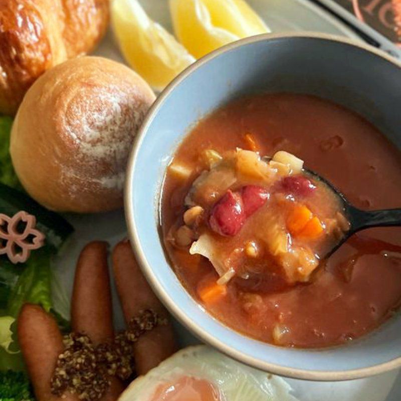 まとめ買いで最大15％OFF>レトルトスープ「6種野菜のミネストローネ