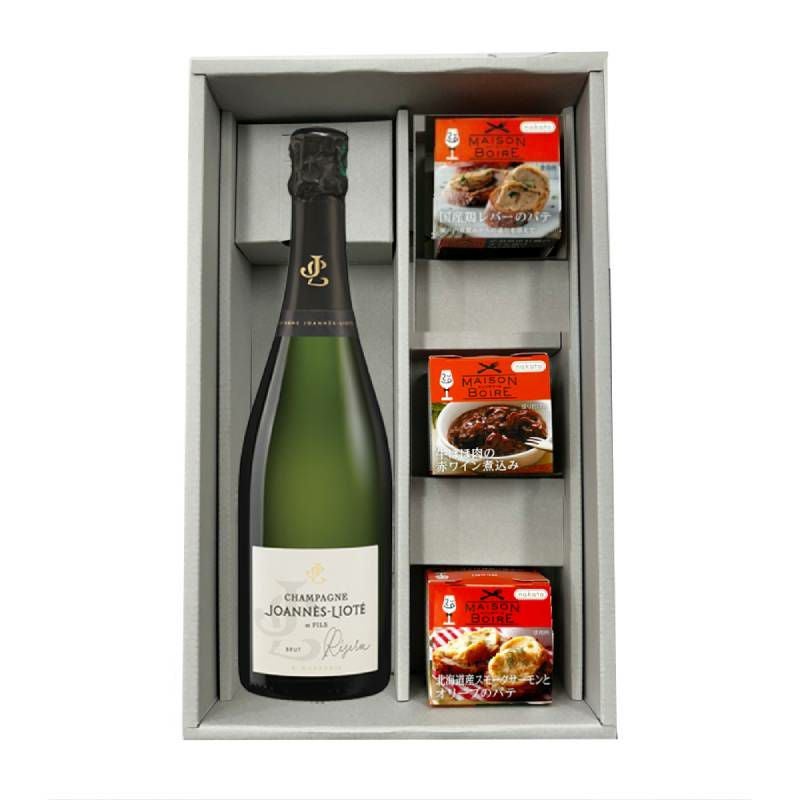 シャンパーニュ『ジョネアス・リオテ・エ・フィス』とオードブルのセット画像1