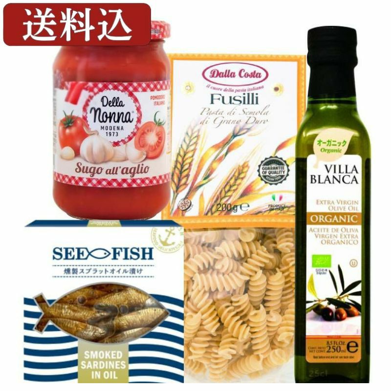 送料無料ギフト|オリーブオイル入り手軽においしいパスタが作れる世界