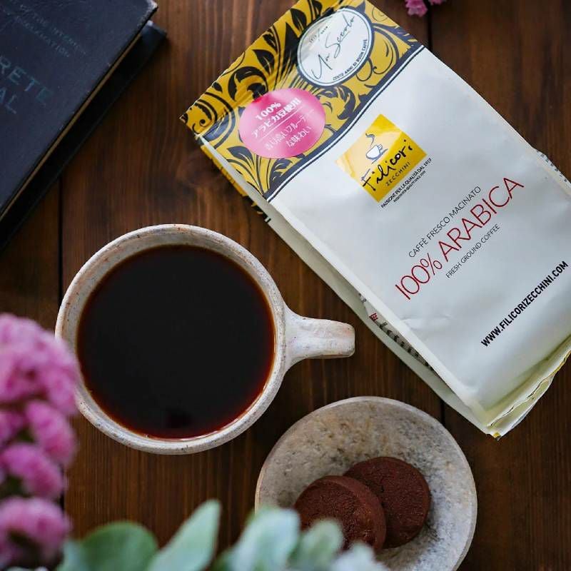 コーヒー豆 粉180g 本場イタリア フルーティーな味わい フィリコーリ