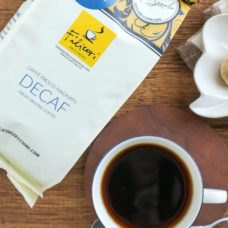 コーヒー豆 粉180g 本場イタリア カフェインレスで本格的なコーヒーが