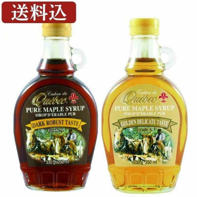 ■カドデュケベック メープルシロップ 2種セット（ゴールデン・ダークロバスト）