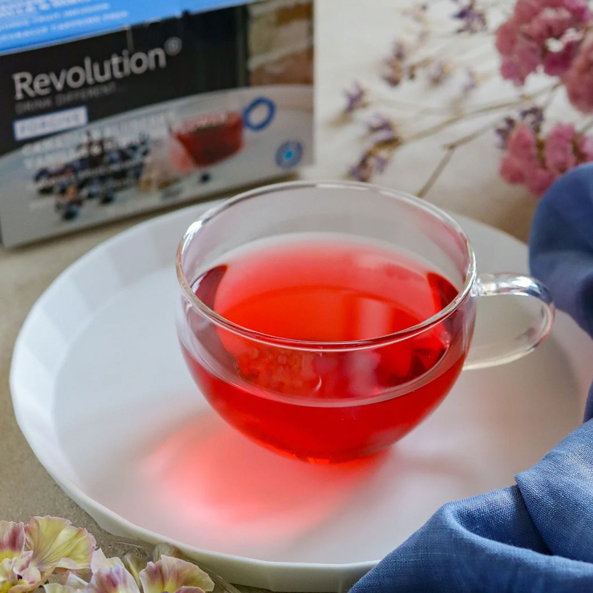 ハーブティー おすすめ カフェインフリー ブルーベリー、バニラ